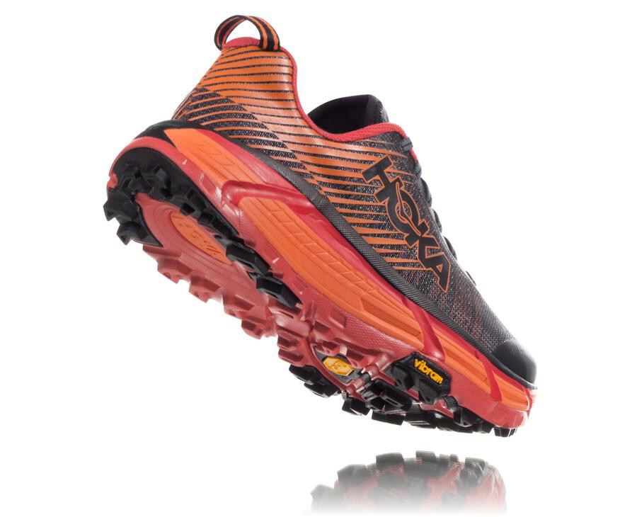 Hoka One One Evo Mafate 2 Trailskor Herr - Svarta/Röda - QHDWF-1248